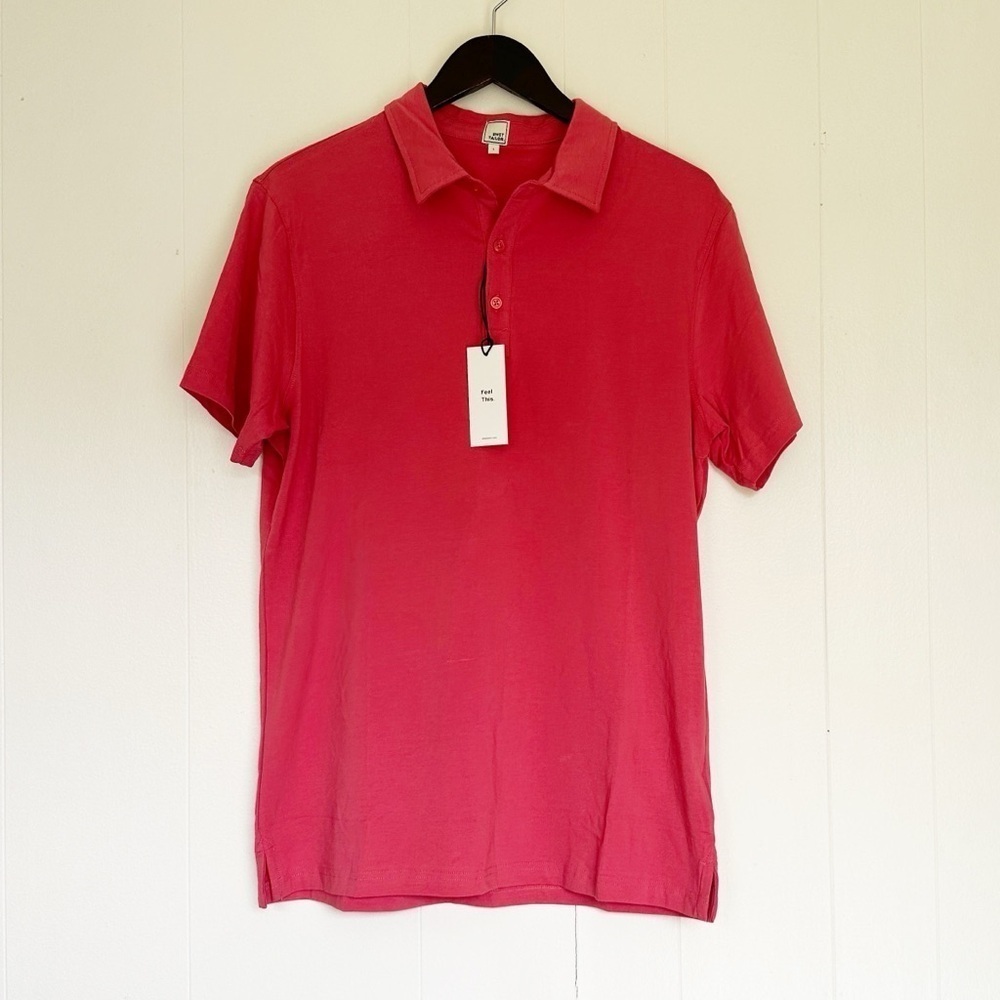 NWT SWET TAILOR Men’s All In Polo Crimson Large